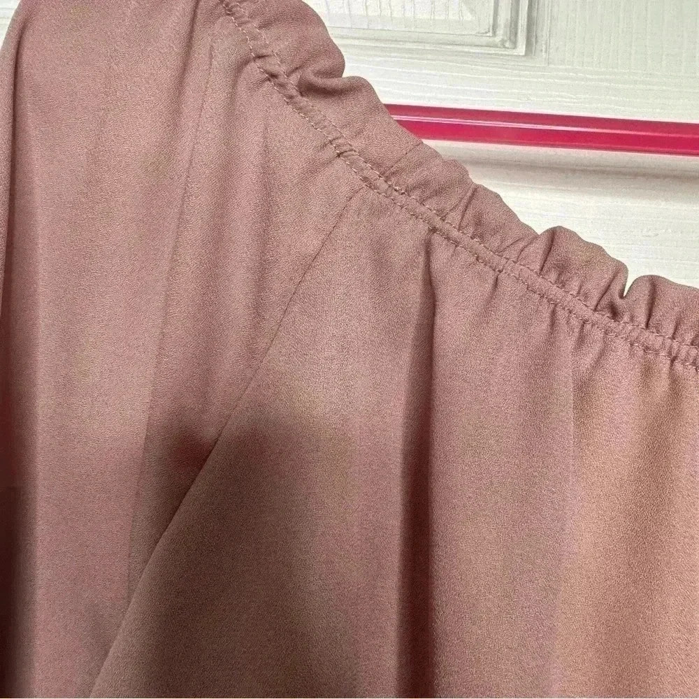 Revamped Off The Shoulder Top Pink / Mauve Size Small - Picture 12 of 16